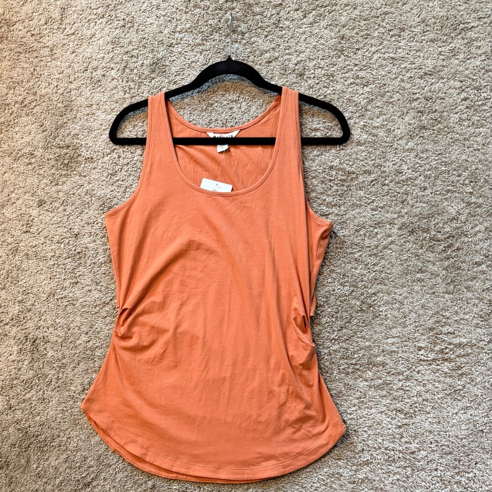 ATHLETA NEW TANK TOP APRICOT WOMENS MEDIUM